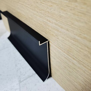 00105人付款天猫铝合金发光踢脚线带led灯内嵌金属地脚线隐藏护墙板