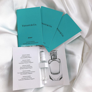 tiffany&co蒂芙尼香水试香试管倾心sheer女士淡香水小样专柜1.2ml