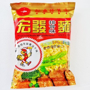 福建方便面宏发排骨味泡面儿时记忆免煮速食拌面经典快熟面62g