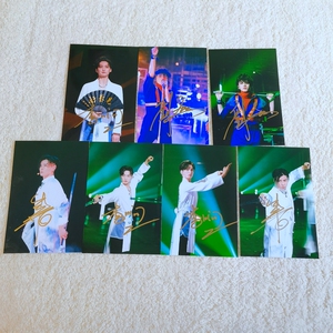 2021年披荆斩棘的哥哥三公张晋李响刘迦亲笔签名6寸照片 12寸海报