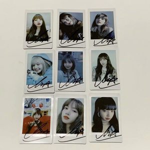 2020年3月新款 lisa 自拍照比心亲笔签名3寸富士拍立得照片 可选