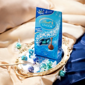 现货 瑞士莲lindor软心巧克力海盐/醇黑/椰香/白牛奶4口味礼袋