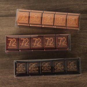 GODIVA歌帝梵黑巧克力排块比利时原装进口网红零食散装50片喜糖