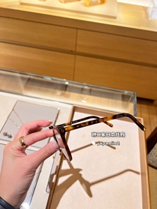 日本代购 LV 路易威登 玳瑁色 老花 金色logo 眼镜 蓝光 Z1874E