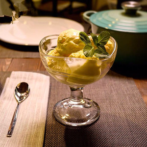 欧式个性冰淇淋杯 高脚玻璃甜品酸奶杯 加厚冰激淋碗沙冰杯沙拉杯