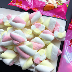 乐潮小麻花棉花糖软糖儿童休闲零食80后怀旧小吃甜品小吃小包糖果