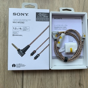 Sony/索尼MUC-M12SB1 M12SB2 4.4平衡线金宝线耳机升级线Z1R原线