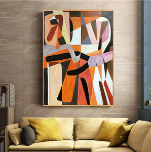 客厅装饰画大幅抽象派