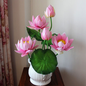 花开了丝网花材料丝袜diy手工套餐竖染双层莲荷花材料包