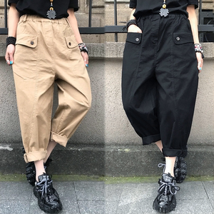 大裆裤女秋冬哈伦