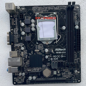 asrock/华擎科技 h81m-vg4 ddr3电脑 1150针主板 全固态台式机