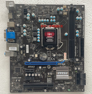 msi/微星 h55m-e21 ddr3电脑 1156针主板 集成hdmi 台式机ms-7636