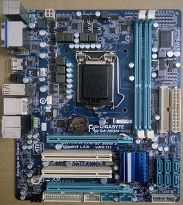 技嘉 ga-h55m-d2h ddr3电脑 1156针主板 双pci 光纤dvi集成d33006