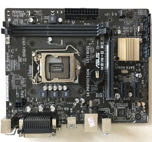 asus/华硕 h81m-d r2.0 ddr3电脑 1150针主板 打印口串口 sata6gb