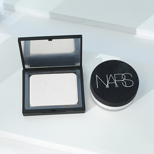 nars粉饼裸光纳斯蜜粉饼定妆控油持久散粉遮瑕提亮大白饼新款10g