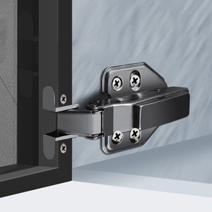 上下天地铰铝框门铰顶底铰链隐藏柜门玻璃铝框门铰链隐形天地合页