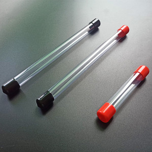 带盖子PVC管透明塑料硬管包装管子外径16，内径15mm，可定制加工