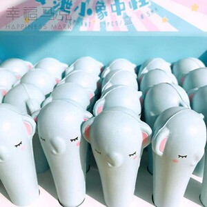 响指小象发泄中性笔解压笔捏捏乐黑色水笔可换芯学生写作业