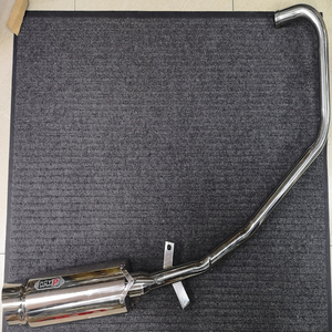 改装不锈钢半回压排气管轻骑铃木王gs125钻豹gt骏驰en锐爽赛驰