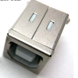 usb母头 usb-b b型 180度 方形口 d字口 方头母座 打印机usb接口