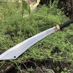 龙泉市一体大刀高锰钢户外防身武器刀剑镇宅武术冷兵器长刀未开刃