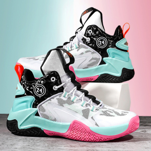 篮球鞋男款高帮aj男鞋夏季透气网面学生运动鞋子科比实战球鞋防滑