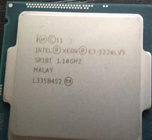 正式版 xeon/至强 e3-1220l v3 1.1g cpu 双核四线程 13瓦