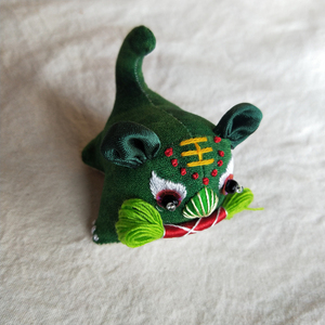 【旗符】甘肃庆阳香包香囊端午刺绣平安布老虎民间工艺品手工挂件