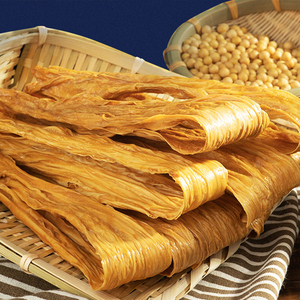 福建三明清流手工油豆皮25豆腐皮腐竹豆制品干货响铃卷皮豆腐干货