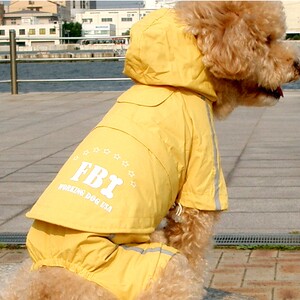 特价 日本道格 FBI狗狗雨衣 三种颜色 宠物雨衣 大狗金毛有份