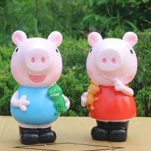大海模具  小猪佩奇23cm 石膏像乳胶模具 儿童益智手工制作diy