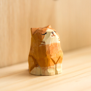 木雕猫咪设计图图片