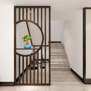 屏风简约现代客厅玄关遮挡可旋转长虹玻璃隔断墙屏风装饰72人付款450