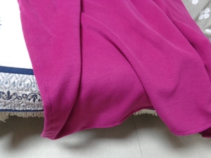 02羊毛混纺毯子 一面绒 暗紫玫红色 办公室盖毯沙发巾车用毯子