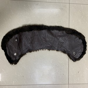 59冬飞貉绒大毛领 冬季保暖披肩 库存正品收藏59飞行皮服貉毛领子