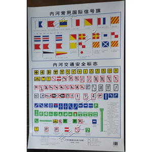 内河船舶安全航行挂图/内河交通安全标志/内河常用国际信号旗