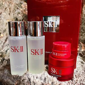 sk2旅行套装小鸟套盒神仙水面霜眼霜小样四件