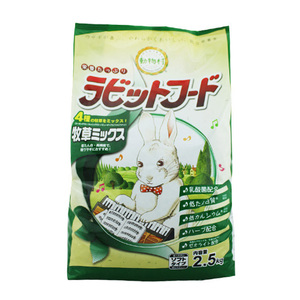 现货日本钢琴兔粮 四种牧草混合高纤除臭成兔粮挑嘴兔粮 4.5KG