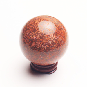 如鸿水晶原石一物一图天然烟花石球摆件家居风水水晶球摆饰