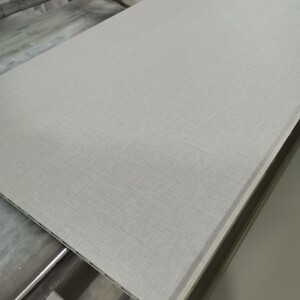 灰布纹竹木纤维集成快装墙板厂家定制家装店铺出租房装修防水板材