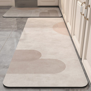 德国厨房地垫防水防污防滑硅藻泥地毯可手洗速干吸水可擦免洗脚垫