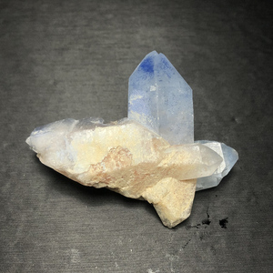 天然东海水晶半宝石蓝线石蓝发晶原石小矿标摆件一物一图现货