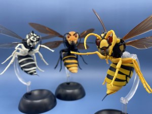 正版 万代 无壳扭蛋 昆虫 黄蜂 虎头蜂 关节可动 模型 摆件 现货
