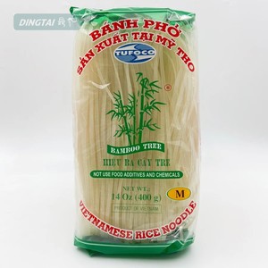 越南进口三原竹河粉400g牛肉粉BANH PHO越竹林3MM优质大米粉米线