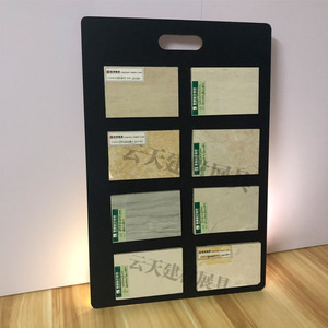 工程装饰投标材料展示板瓷砖石材大理石五金样品手提板送样展板