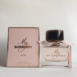 my burberry blush我的巴宝莉花之绯女士香水30 50 90ml花果香调