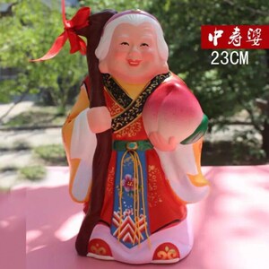 寿星摆件泥人张