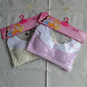 新款正品迪士尼公主系列 背心式文胸少女文胸 爱莉儿纯棉内衣116