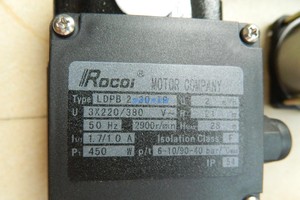 台湾ROCOI MOTOR COMPANY黑色电动不锈钢增压LDPB2-30-TP机床水泵