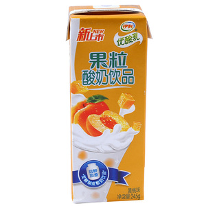 优酸乳果粒酸奶饮品24盒整箱黄桃草莓芒果早餐含乳饮料原味23人付款